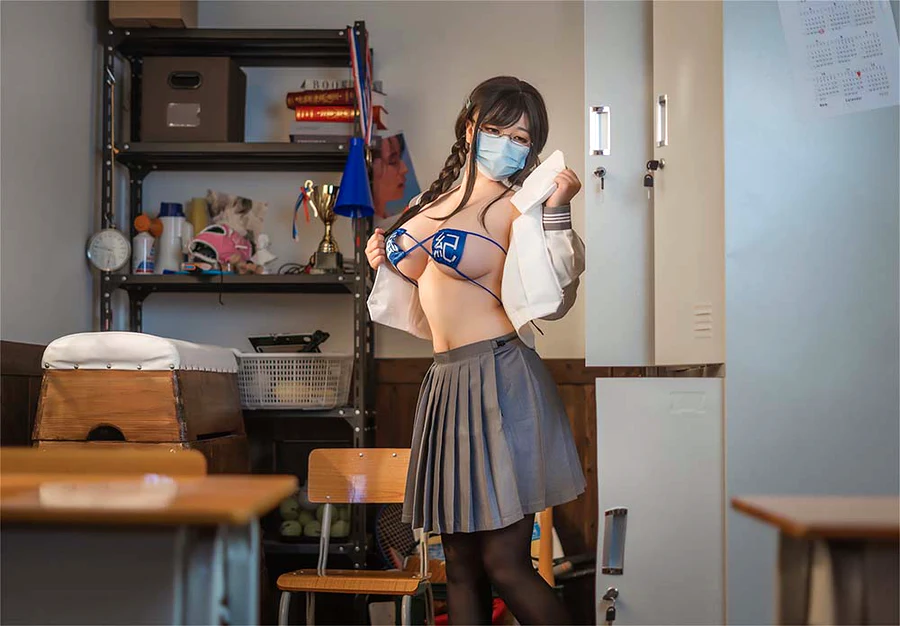 啊日日_Ganlory – 放课后风纪委少女 cosplay-第1张