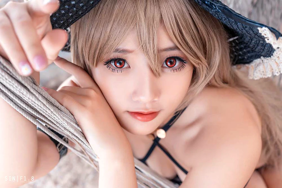 Messie Huang写真 – Jean Bart swimsuit cosplay-第2张