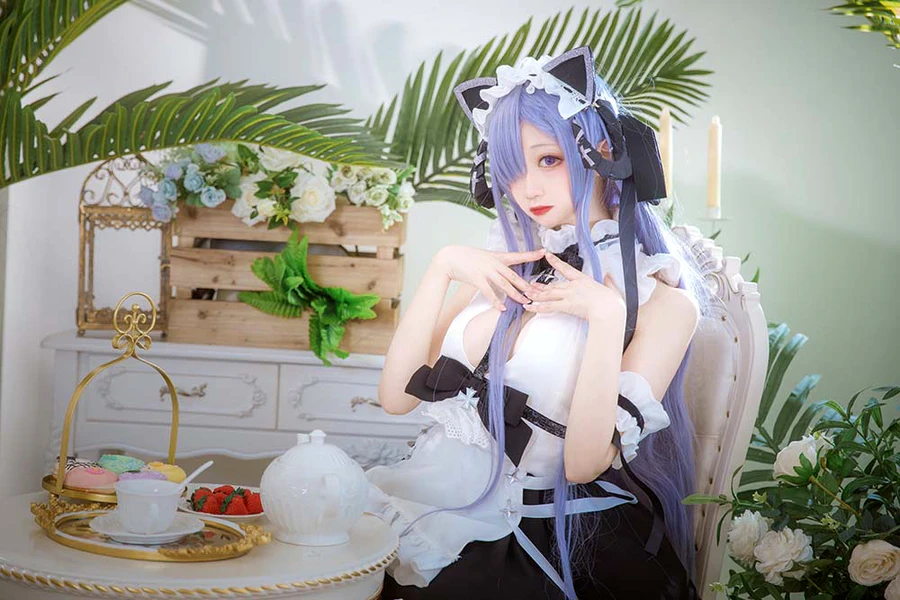 小野寺地瓜 – 奥古斯特 女仆 cosplay-第2张