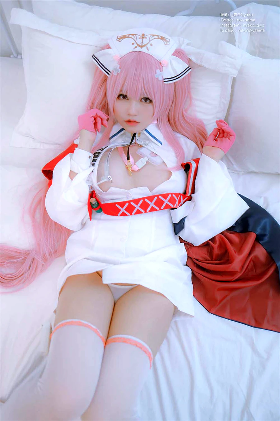 Nyako喵子 – 英仙座护士 cosplay-第2张