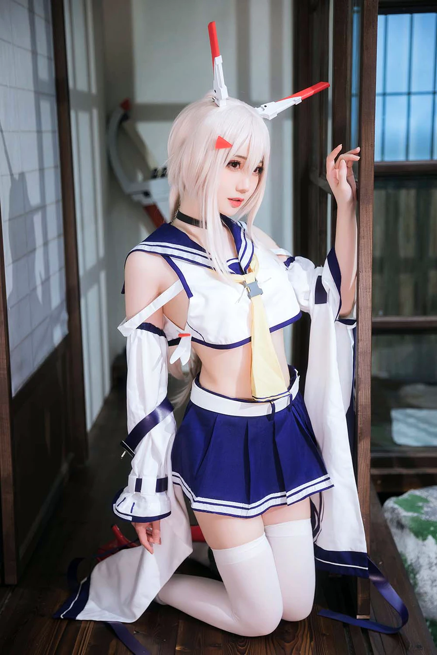 焖焖碳 – 绫波改 cosplay-第2张