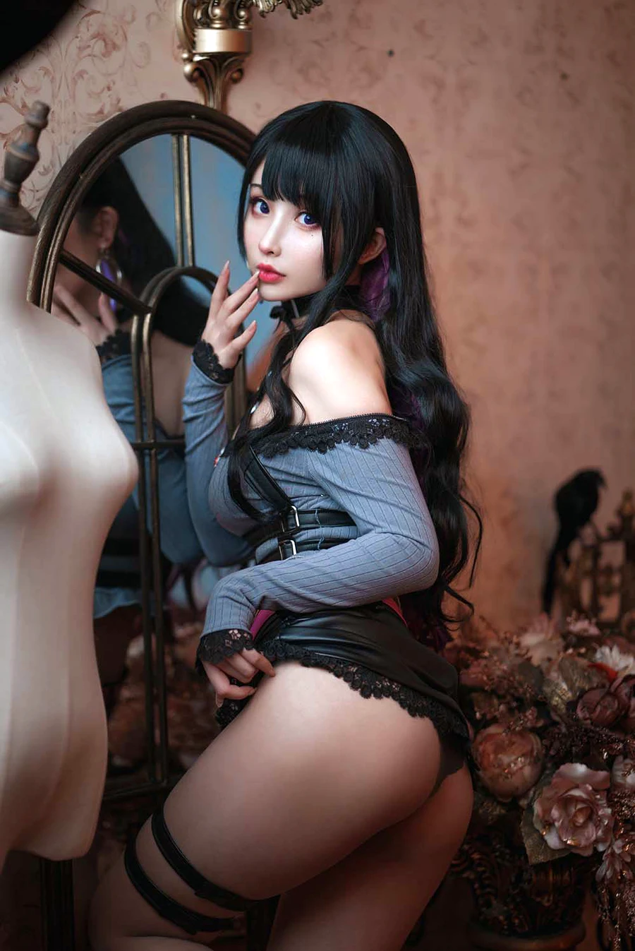 rioko凉凉子(肉扣热热子) – 魔女 cosplay-第2张