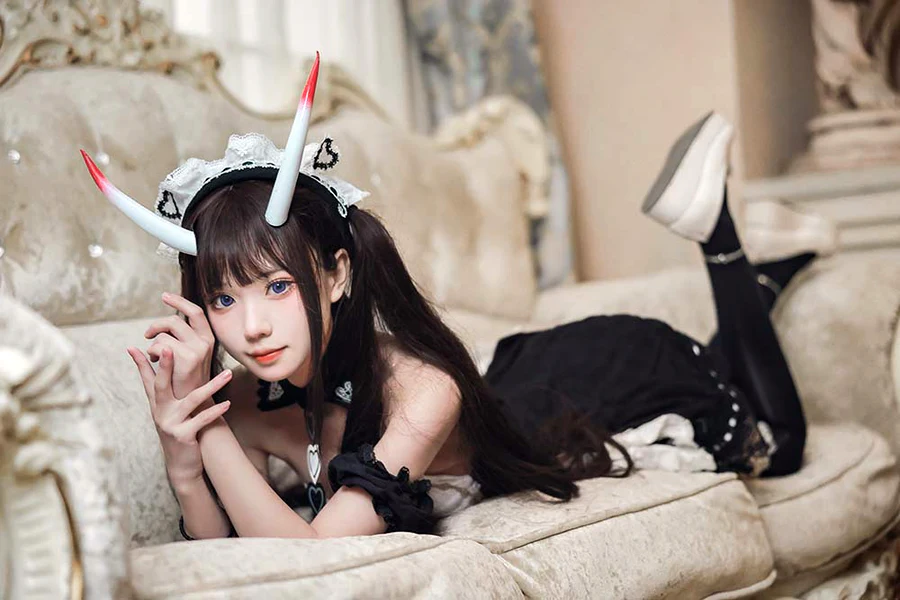 花柒Hana – 能代女仆 cosplay-第2张