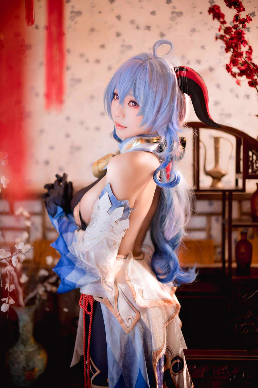 Ely_eee(ElyEE子) – Ganyu cosplay-第1张