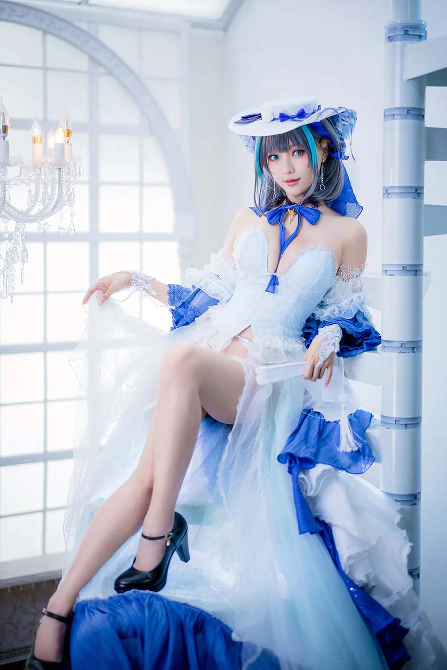 Ely_eee(ElyEE子) – Cheshire Dress 柴郡禮服 cosplay-第2张