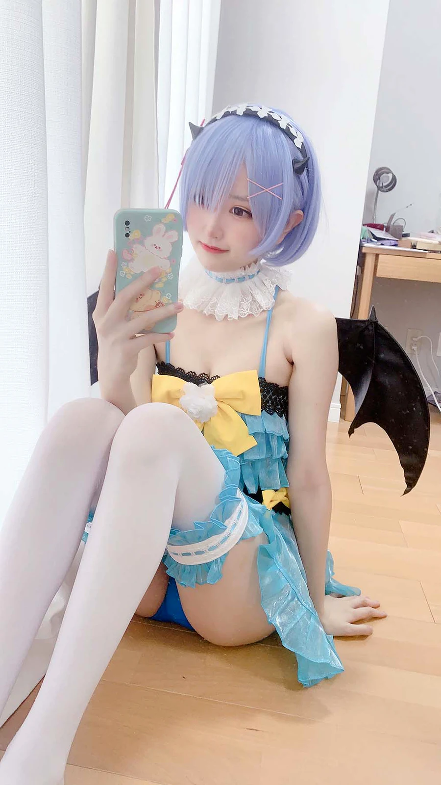 千阳(ちよ) – 雷姆小恶魔cos cosplay-第2张