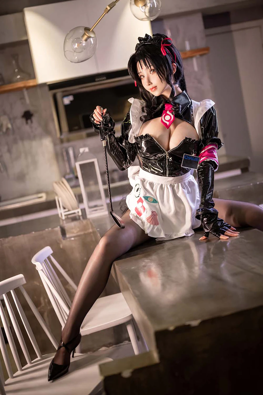 rioko凉凉子(肉扣热热子) – 杀生院女仆 cosplay-第2张