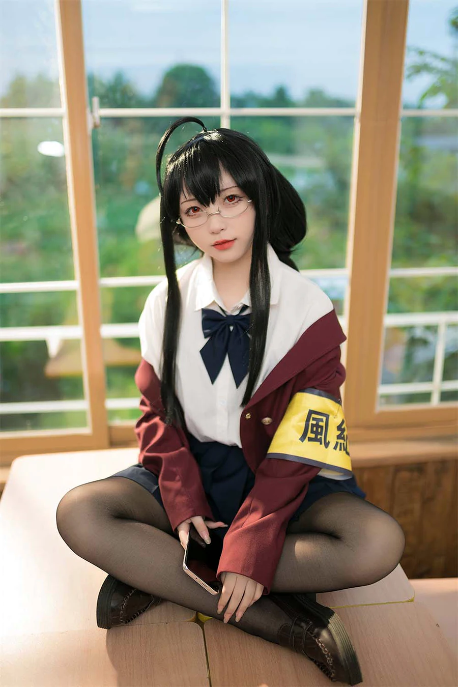 花铃 – 大凤JK放学后风纪委员 cosplay-第2张