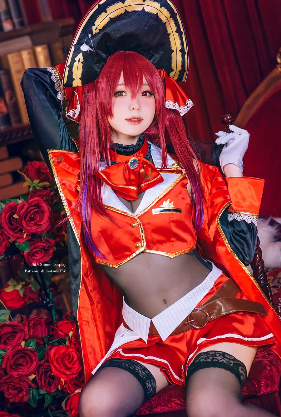 霜月shimo – Houshou Marine cosplay-第1张