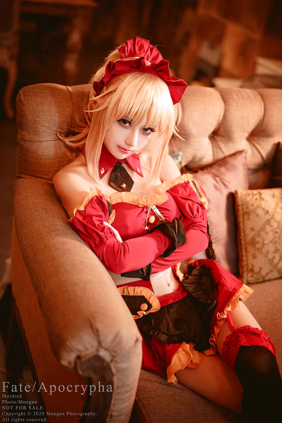 沖田凜花Rinka – Mordred YD Maid ver cosplay-第1张