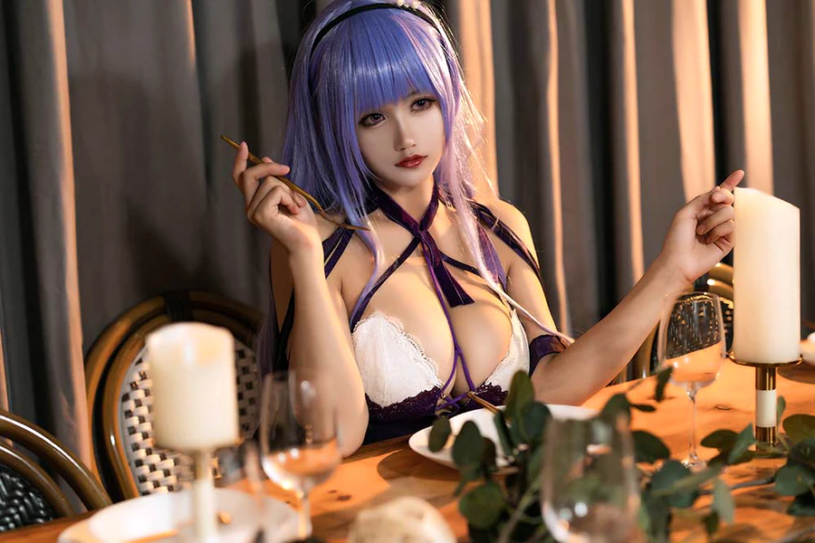 小仓千代w – 黛朵礼服 cosplay-第2张