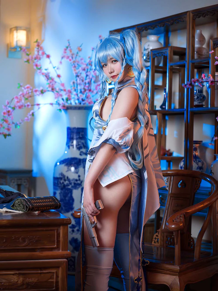 麻花麻花酱 – 翠喜媚 cosplay-第2张