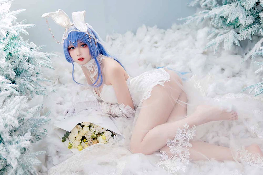 瓦斯塔亚小龙虾 – 碧蓝航线新泽西 花园白雪之仪 cosplay-第2张