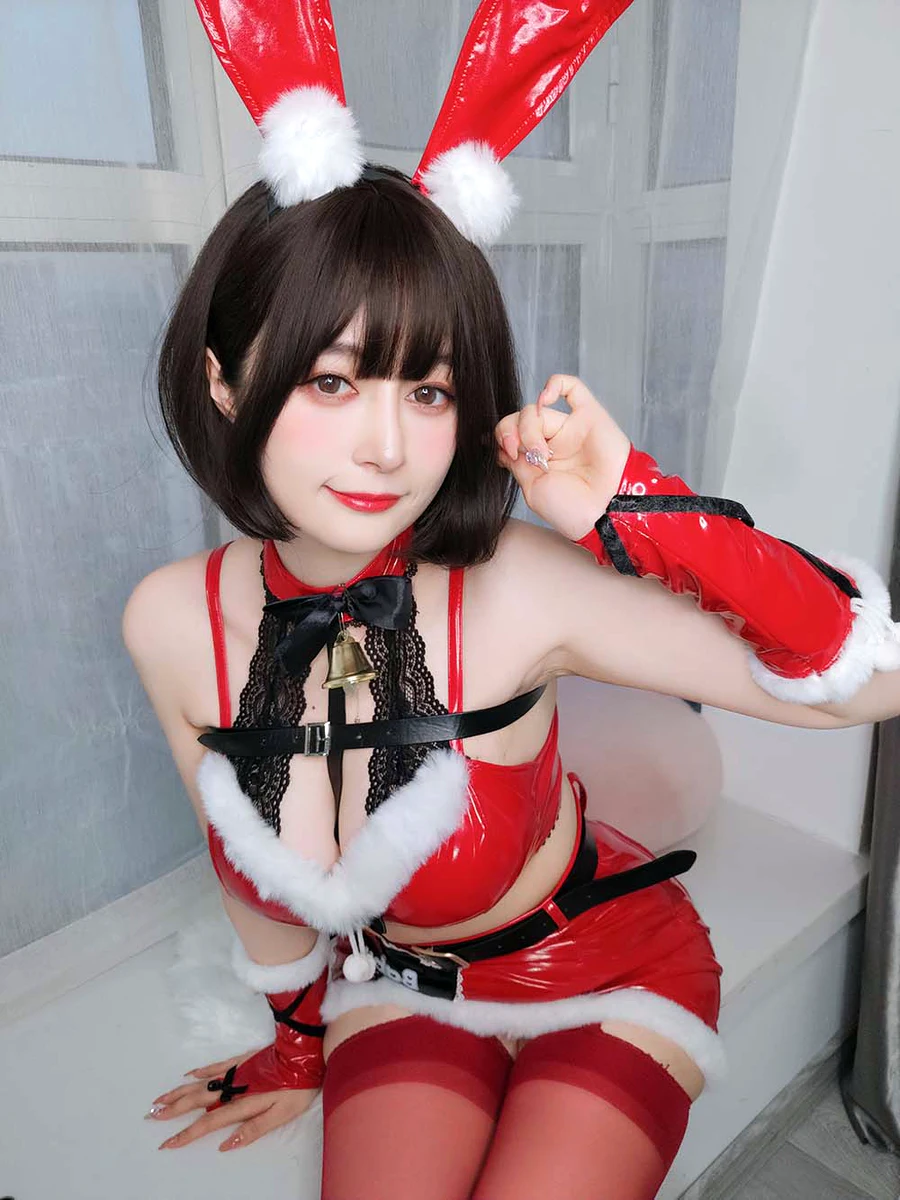 白银 – Christmas Bunny cosplay-第1张