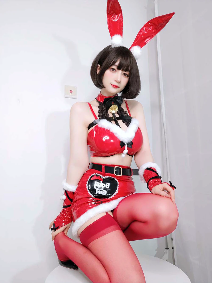 白银 – Christmas Bunny cosplay-第2张