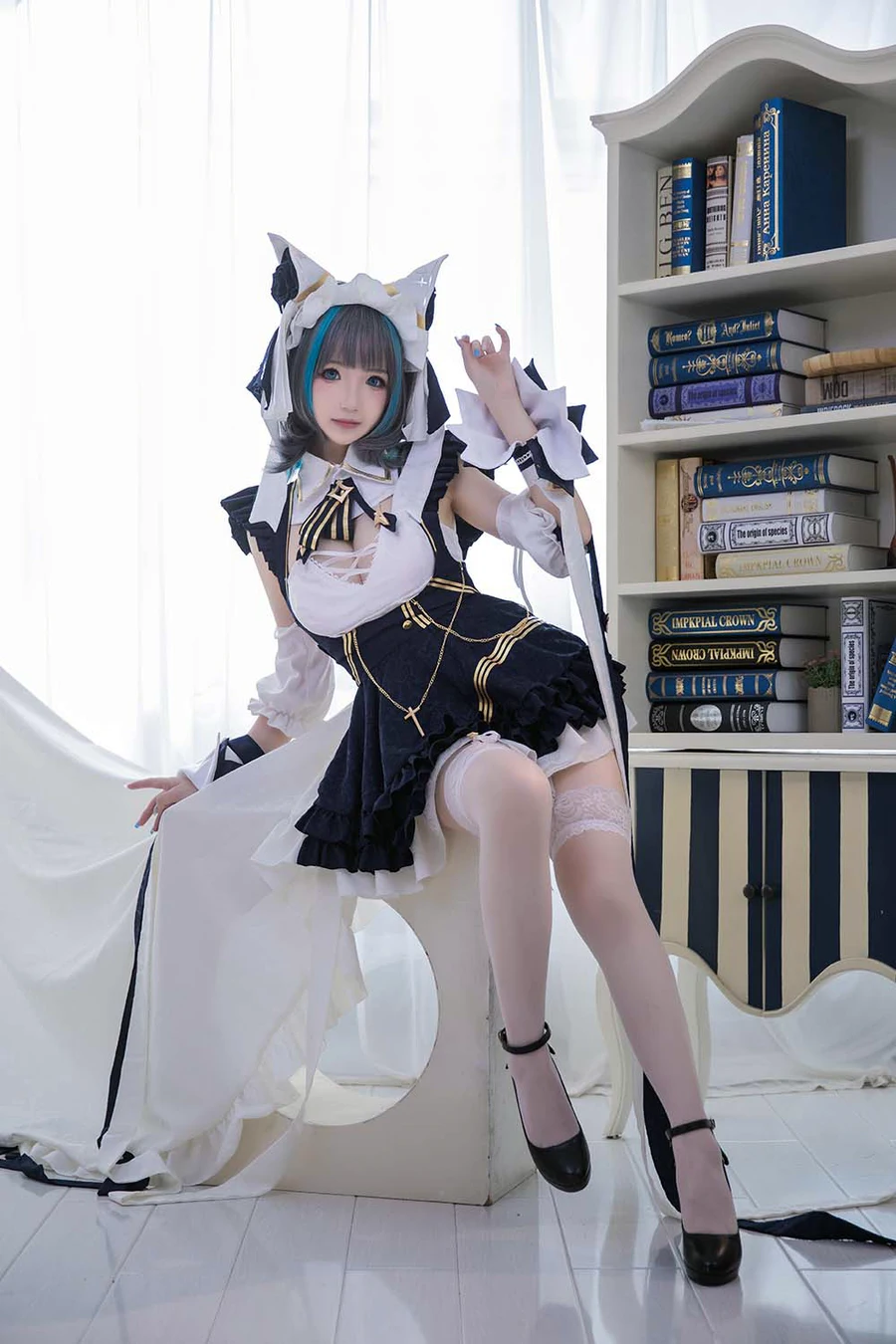 雪晴Astra – 柴郡 cosplay-第2张