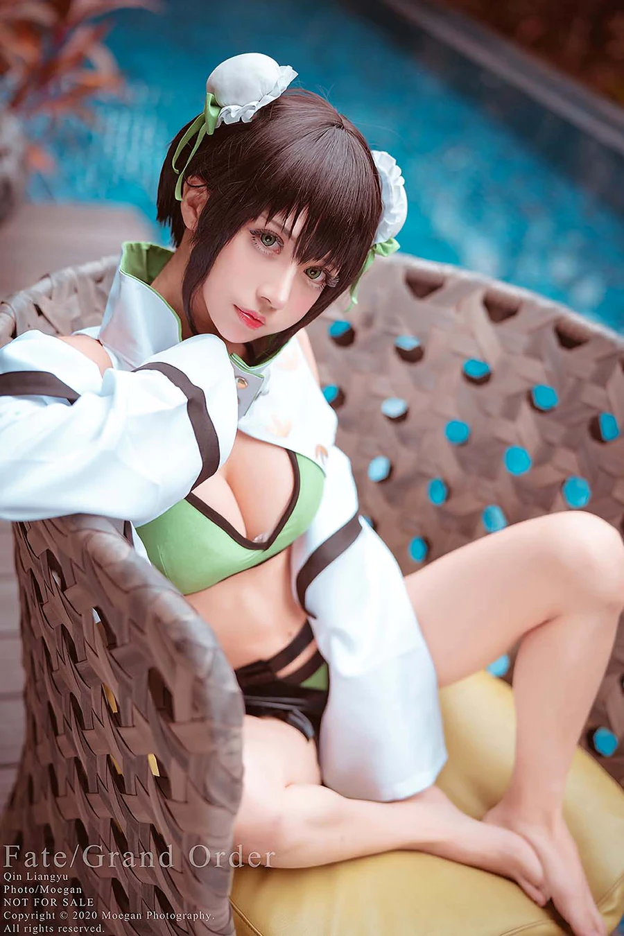 沖田凜花Rinka – 秦良玉水着ver cosplay-第1张