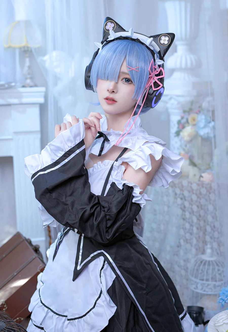 腥味猫罐 – REM蕾姆 cosplay-第1张