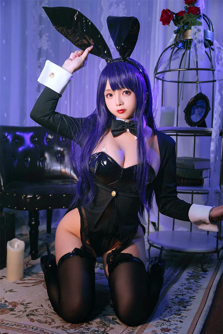 日奈娇 – 喜多川海梦 兔女郎 cosplay-第2张