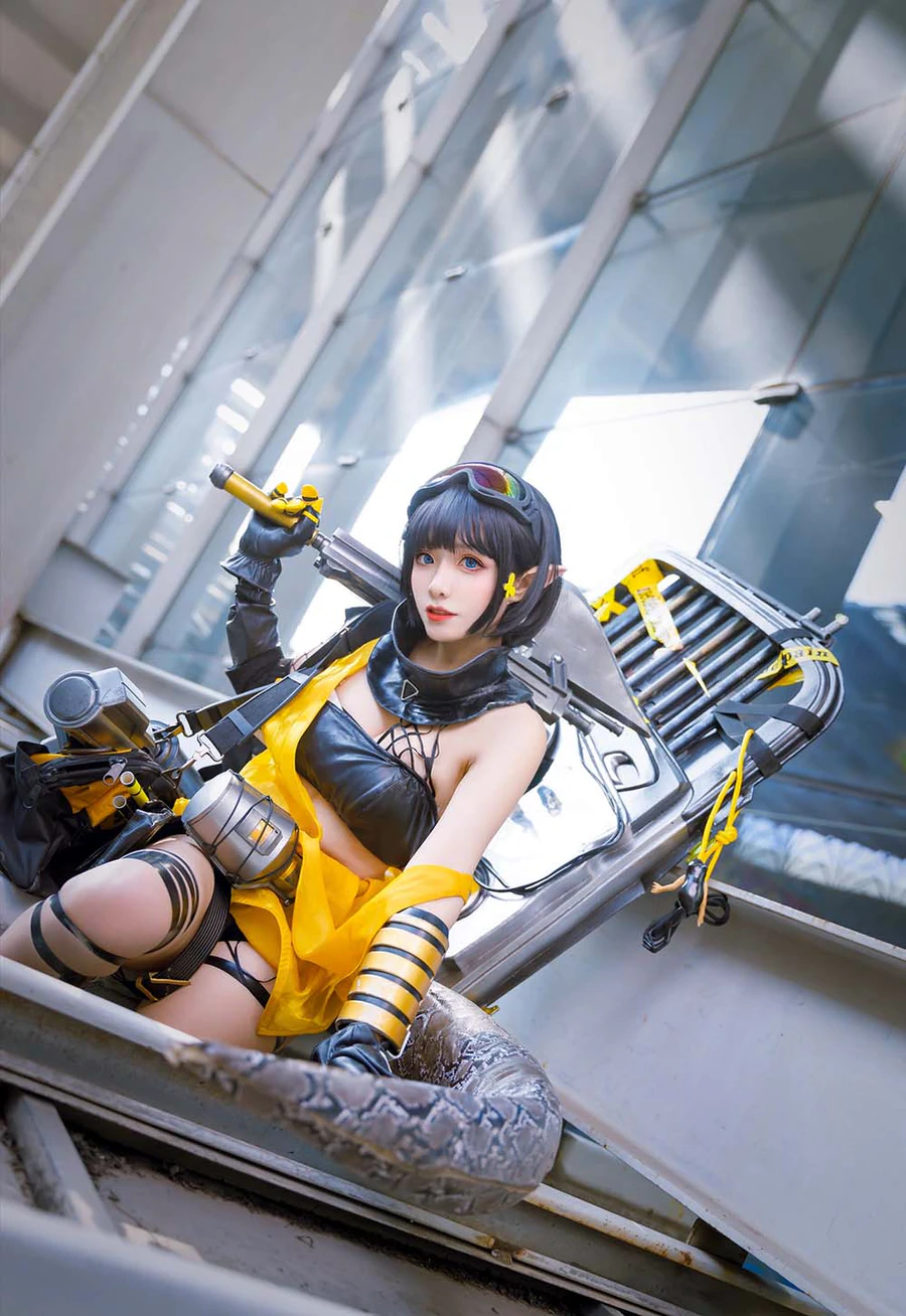 流一_喵喵喵喵喵喵 – 明日方舟 森蚺 cosplay-第1张