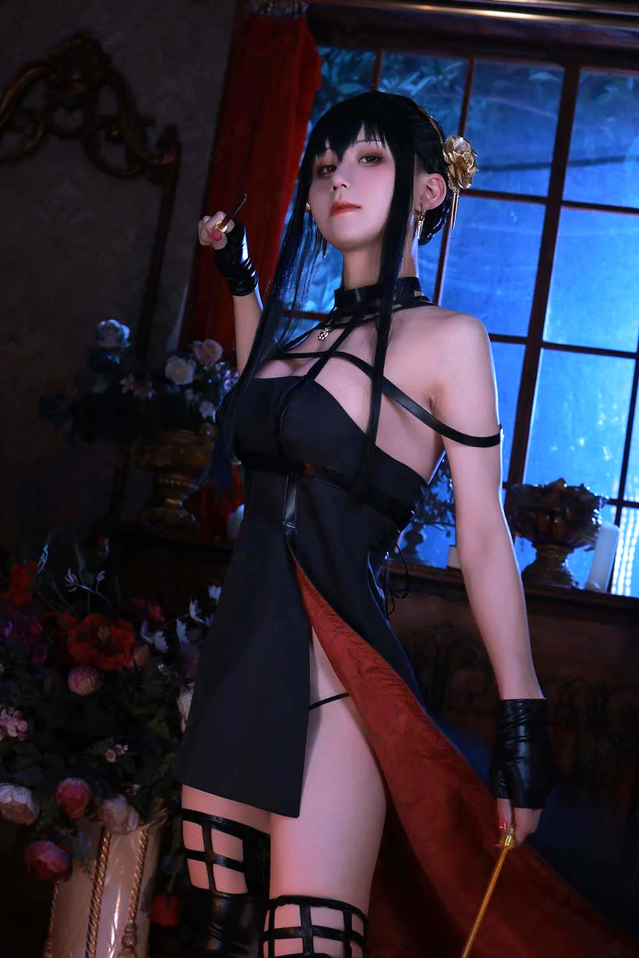 桜满三时 – 约尔礼服 cosplay-第2张