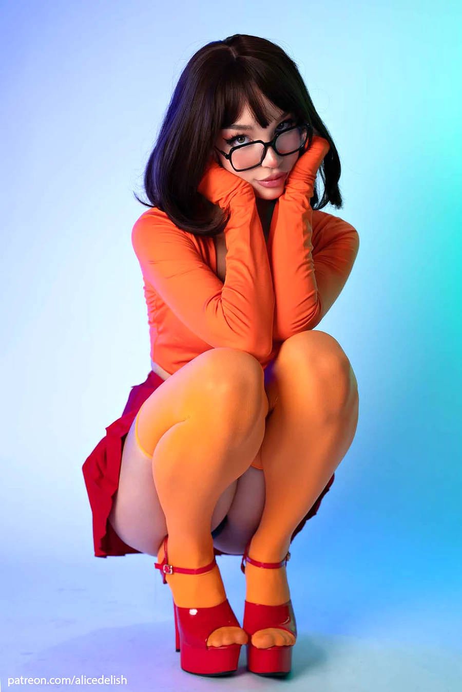 Alice Delish – Velma Dinkley cosplay-第1张