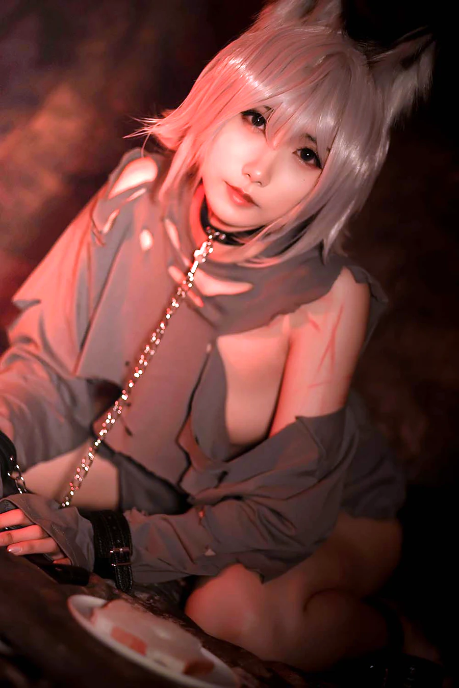 曉美媽 – 奴隷少女 cosplay-第1张