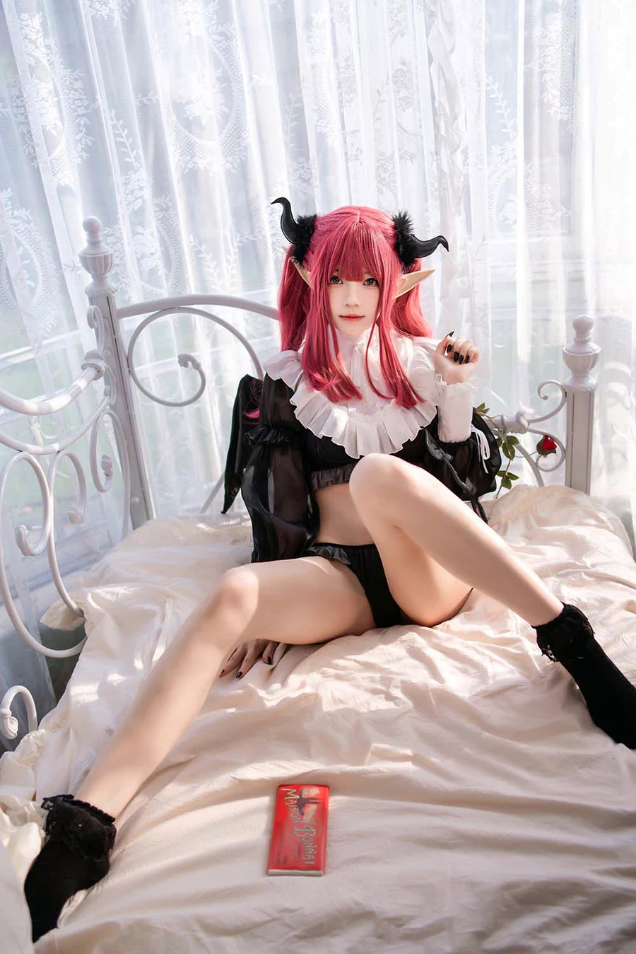 桜桃喵 – 喜多川海梦 魅魔 cosplay-第2张