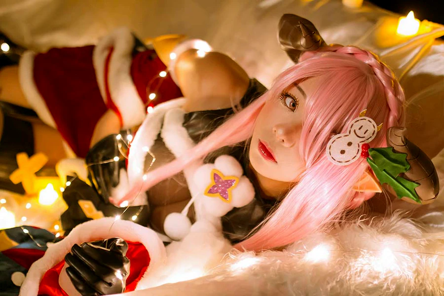 Rithe – Narmaya Xmas cosplay-第2张