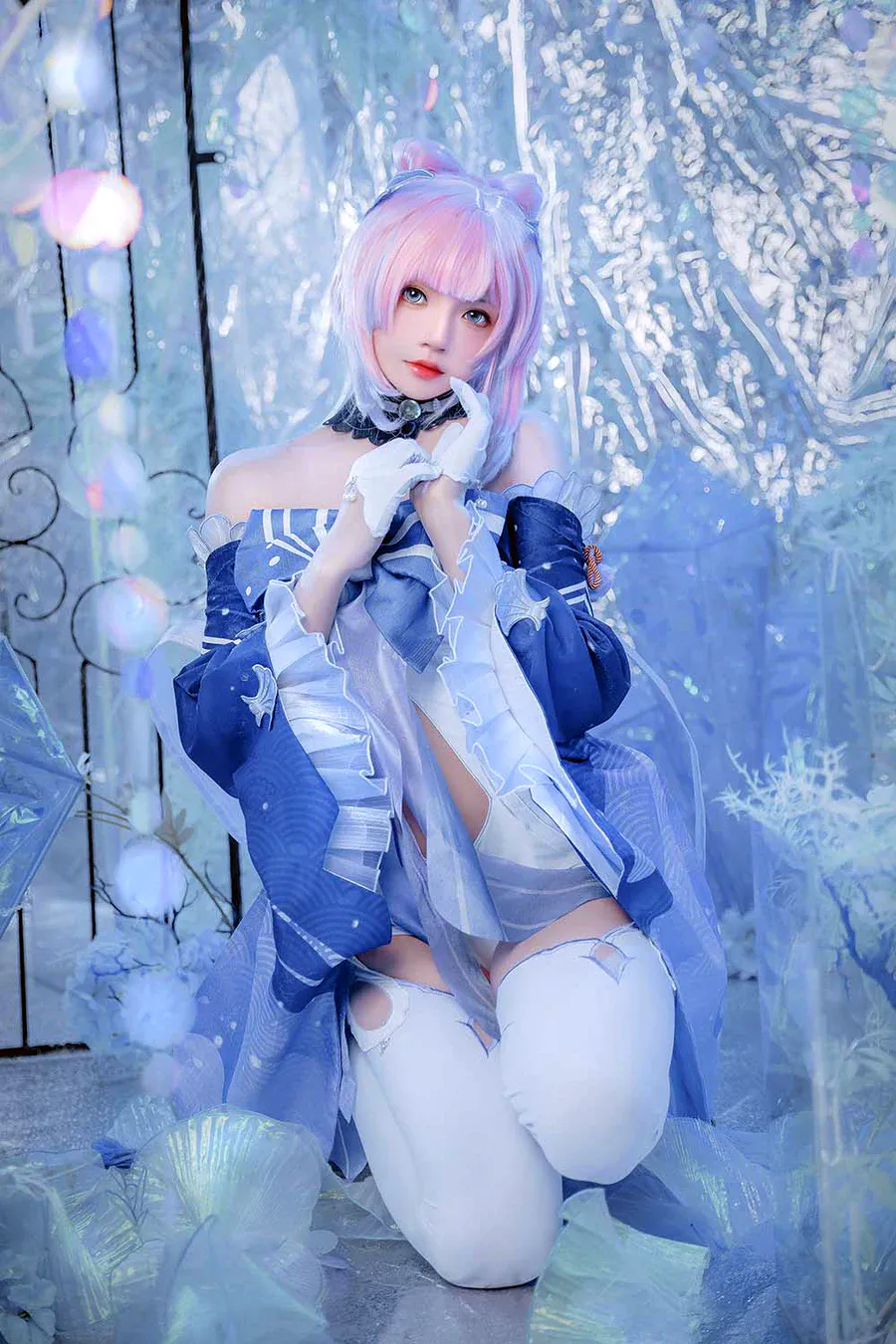 桜桃喵 – 珊瑚宫心海 cosplay-第2张