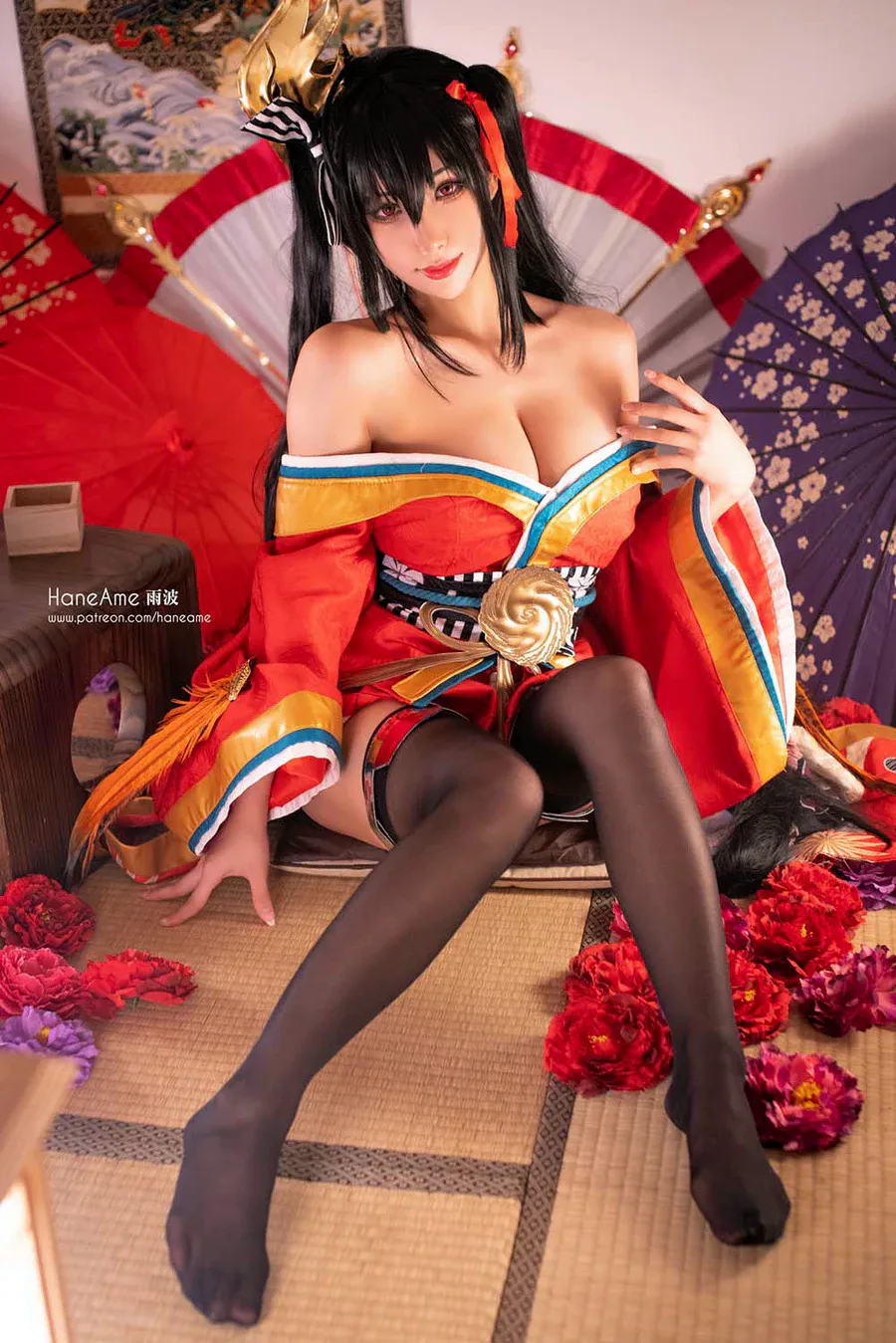 Hane Ame 雨波写真 – Taihou official kimono (Azur Lane) cosplay-第2张