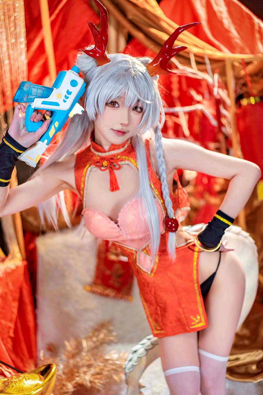 阿包也是兔娘 – 龙妹 cosplay-第1张