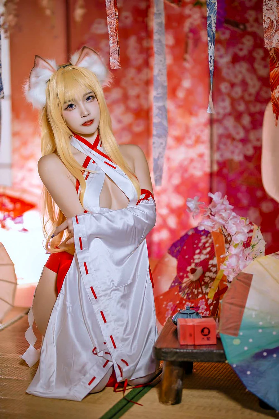 二佐Nisa – 私房大象巫女 cosplay-第1张