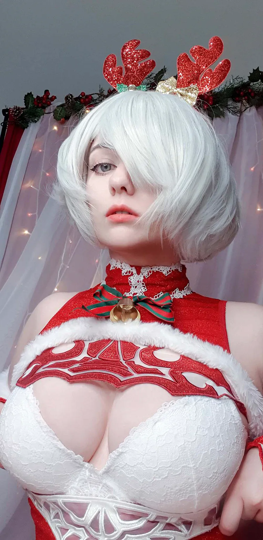 Mirikashi – 2B Xmas cosplay-第2张