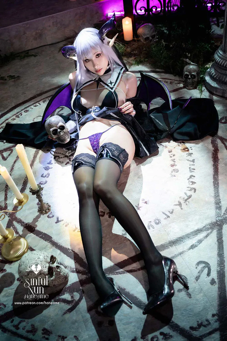 Hane Ame 雨波写真 – Original Sinful Nun cosplay-第2张