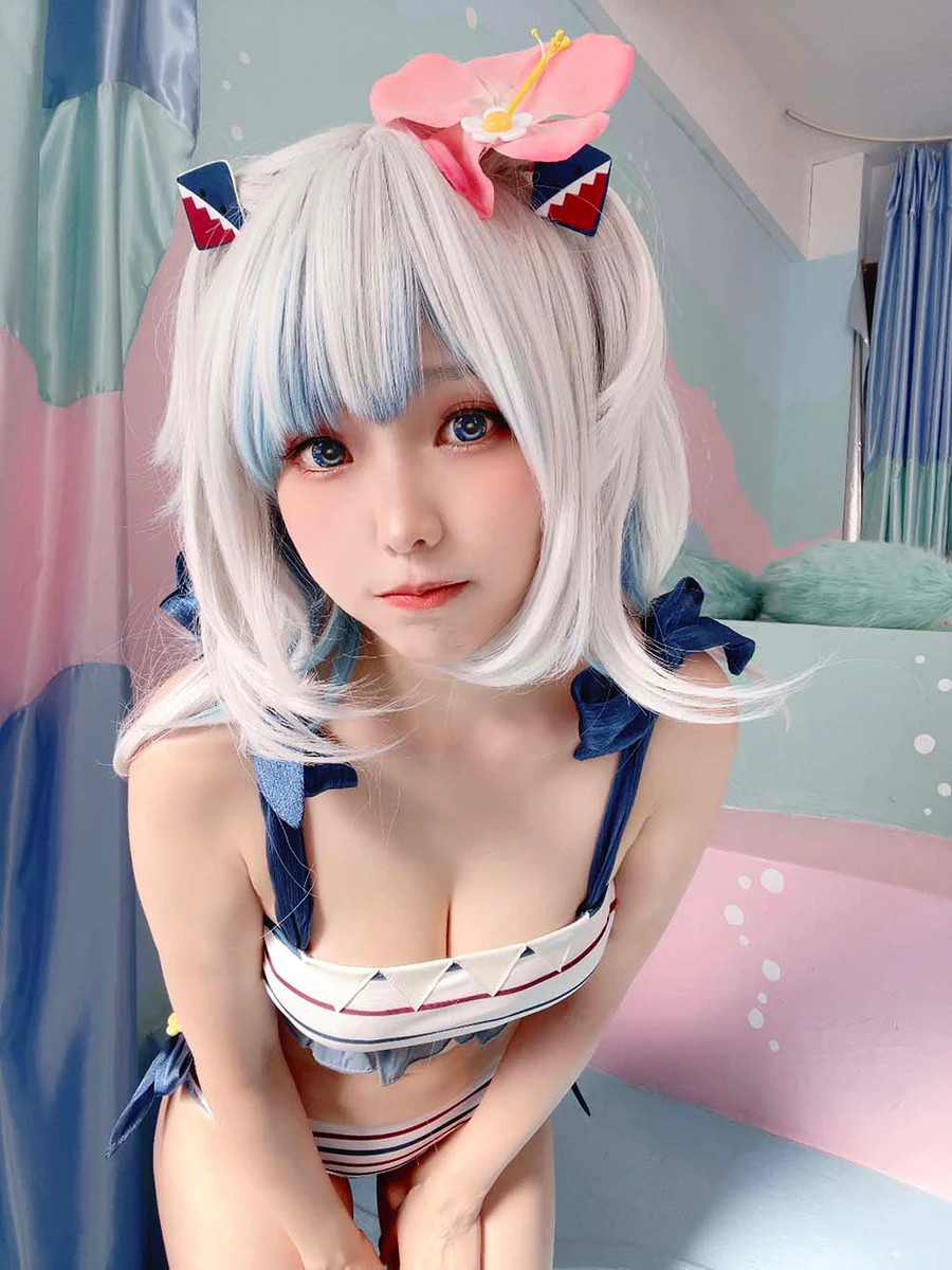 Ely_eee(ElyEE子) – Gawr Gura Swimsuit cosplay-第1张