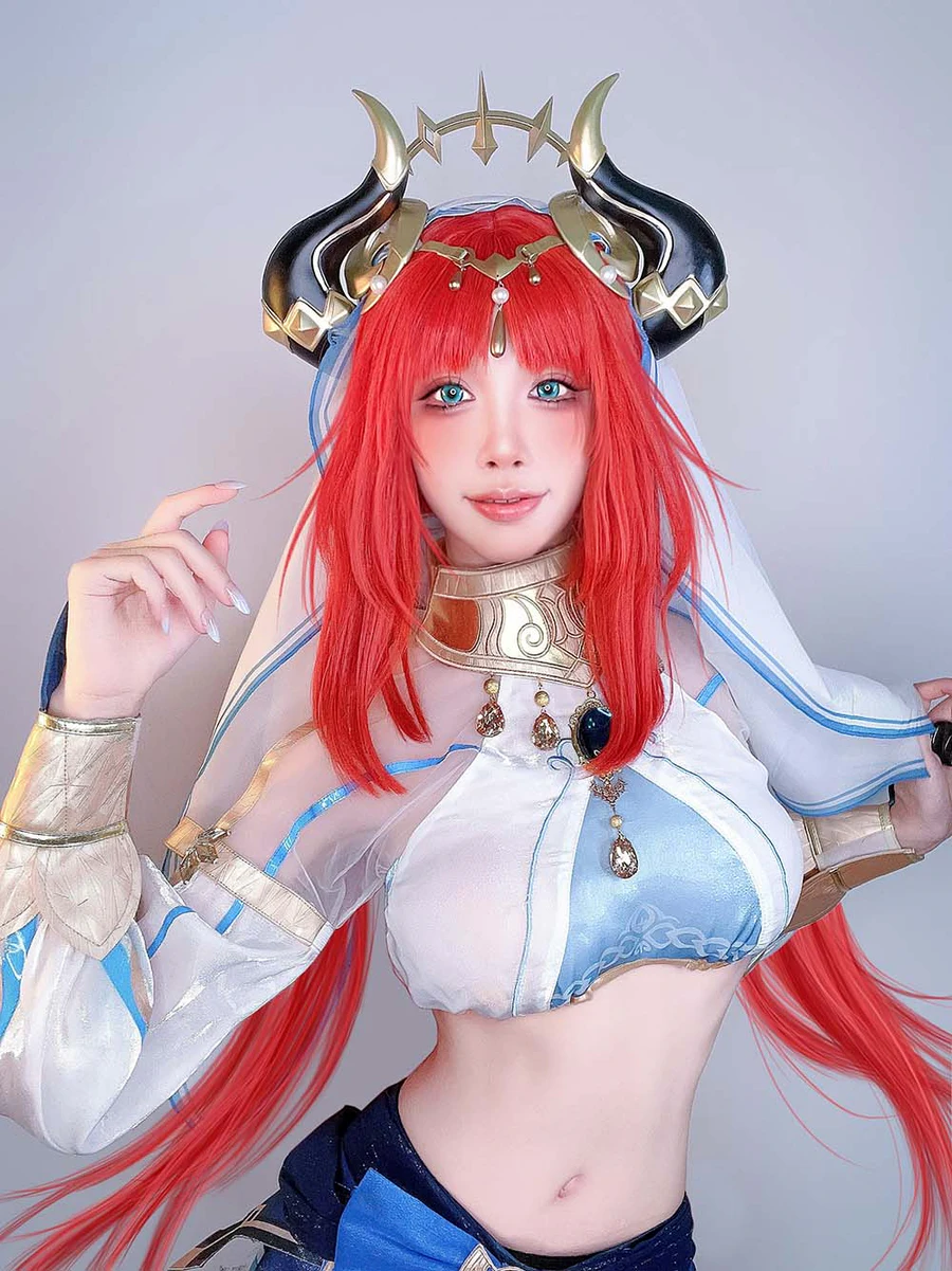 水淼aqua – 原神 妮露 cosplay-第2张