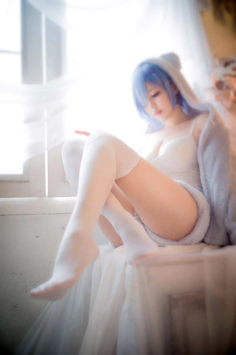 Ely_eee(ElyEE子) – Rem Pajamas cosplay-第1张