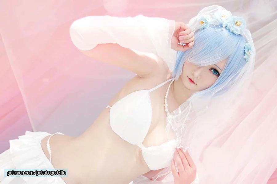 Potato Godzilla – Bride Rem cosplay-第2张