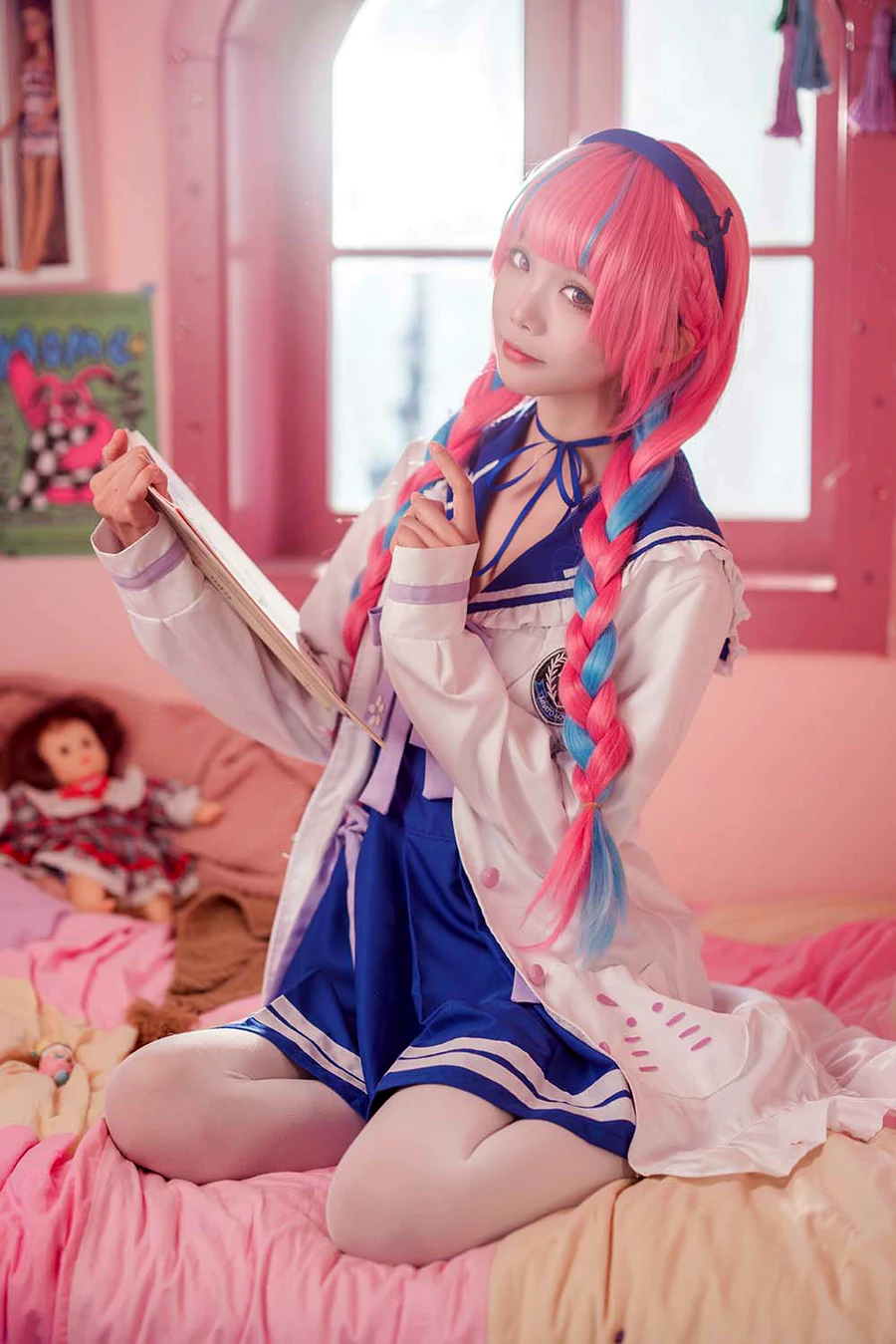 艾西aiwest – 湊阿库娅 私服 cosplay-第1张