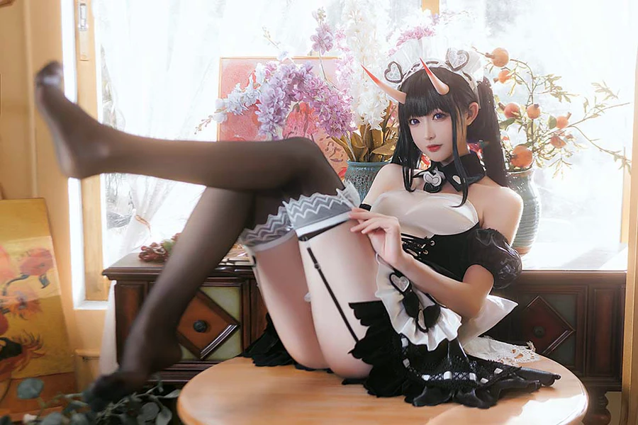 南宫 – 能代女仆 cosplay-第2张