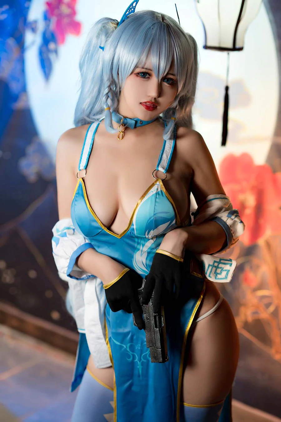 小仓千代w – pa15旗袍 cosplay-第2张