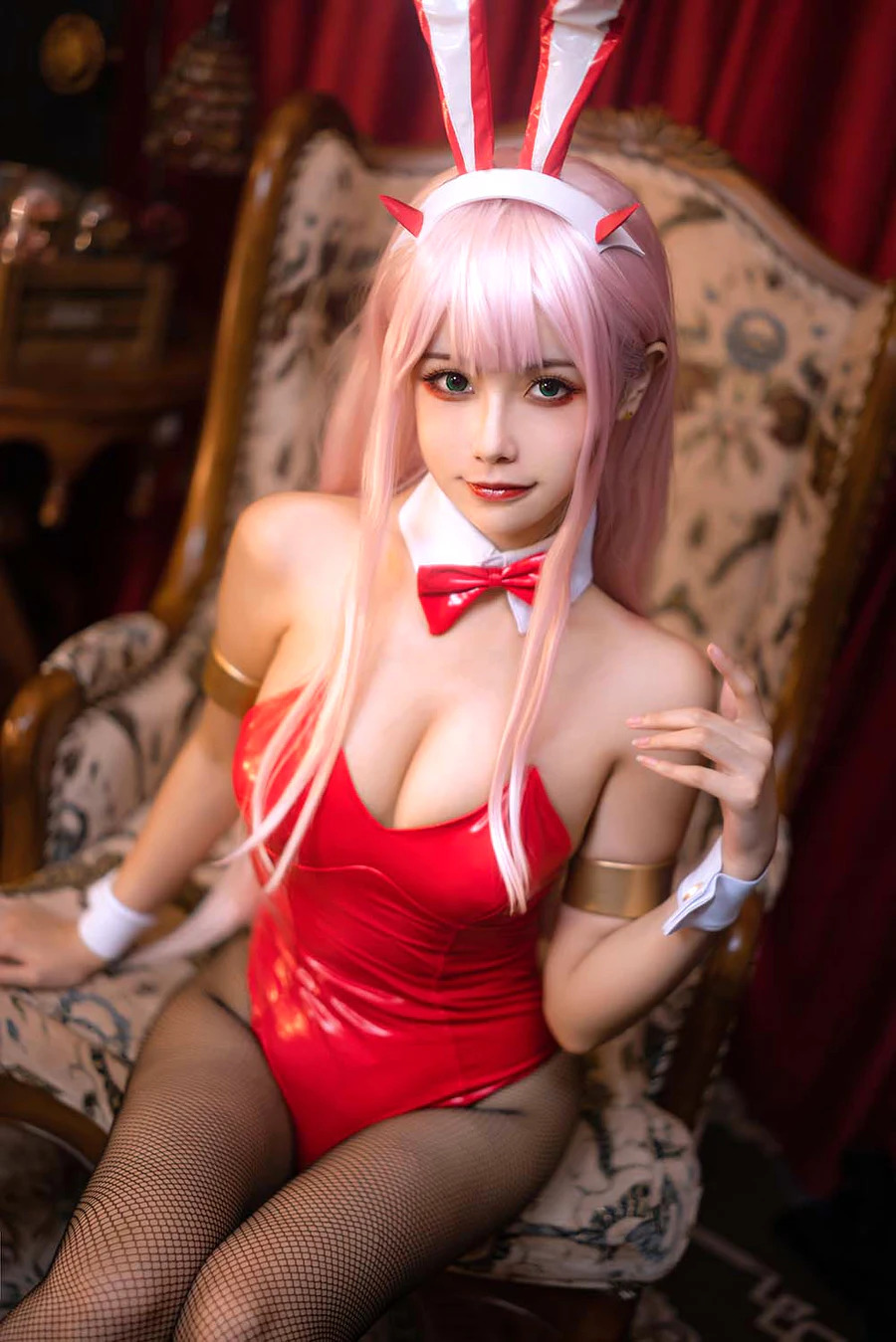 Momoko葵葵 – DARLING in the FRANXX 兔女郎 cosplay-第1张