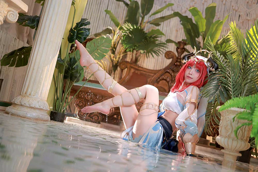 水淼aqua – 原神 妮露 cosplay-第2张