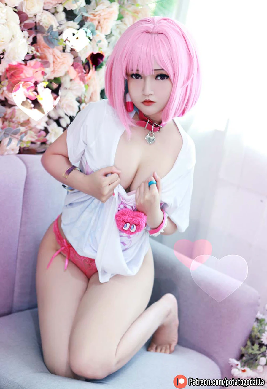 Potato Godzilla – Riamu Yumemi cosplay-第2张