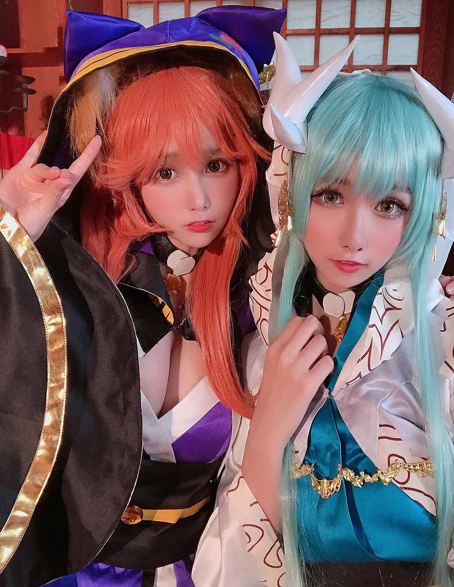 凛子酱 – 玉藻前 忠犬 cosplay-第2张