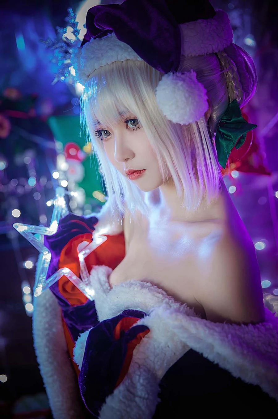 这个泡泡就是逊啦 – 阿尔托莉雅圣诞al cosplay-第1张