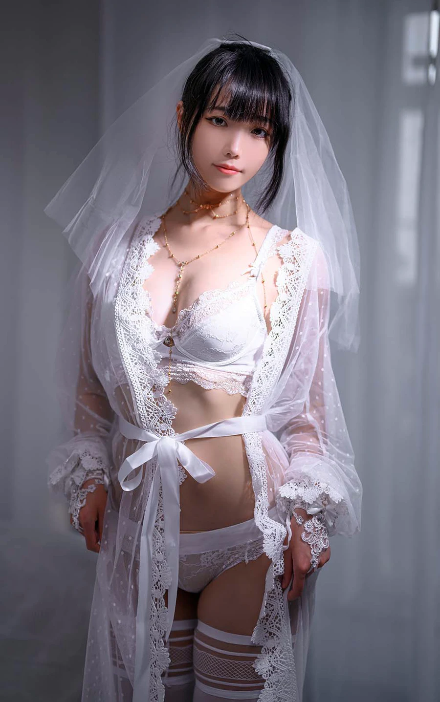 汪知子 – 婚纱 cosplay-第1张