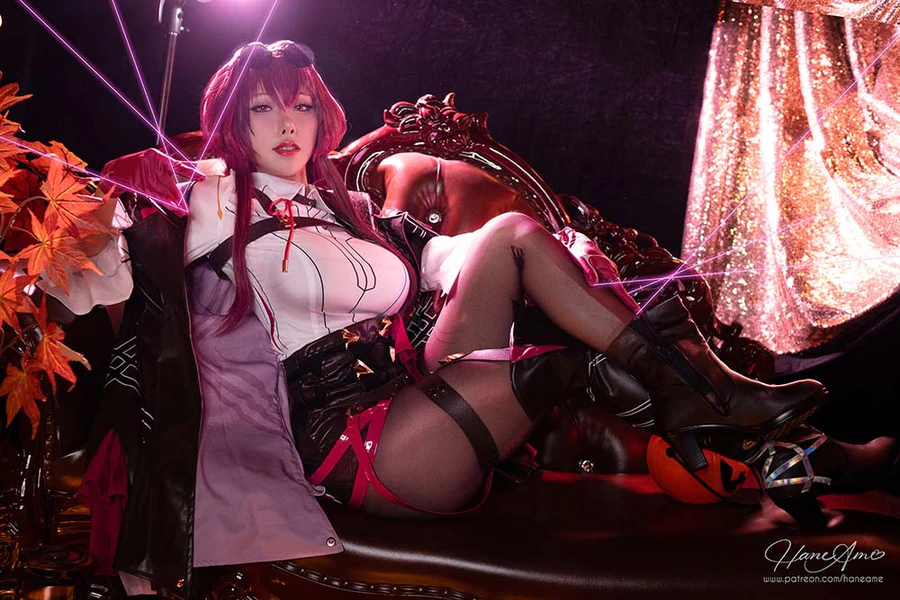 Hane Ame 雨波写真 – Star Rail Kafka 卡夫卡萬聖節 cosplay-第2张