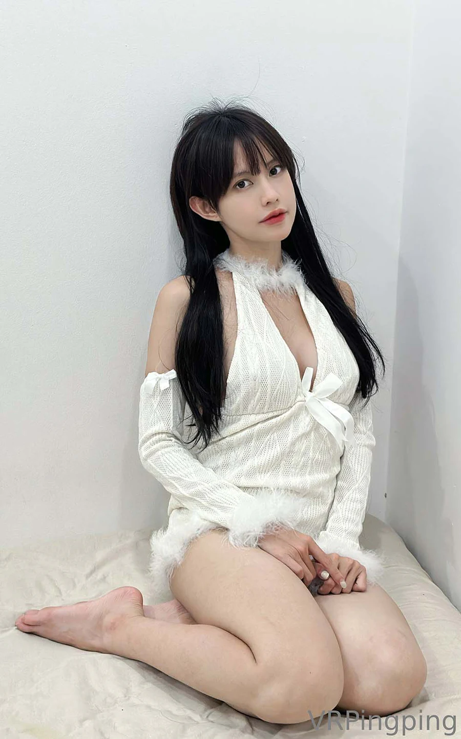 PingPing – Fluffy White cosplay-第1张